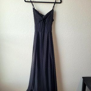 Long black dress